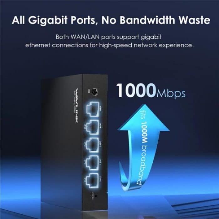 WAVLINK WN701AE IEEE 802.3AF / AT Auto-Discovery Centralized AP Management Poe Switch, US Plug, UK Plug, EU Plug, AU Plug – Bild 4