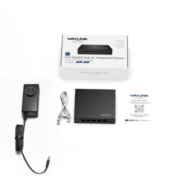 WAVLINK WN701AE IEEE 802.3AF / AT Auto-Discovery Centralized AP Management Poe Switch, US Plug, UK Plug, EU Plug, AU Plug – Bild 8