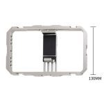 C072 Aluminiumlegierung Handheld Smartphone Käfig Rig Fotografie Stabilisator Dual Griff Rahmen – Bild 3