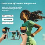 C072 Aluminiumlegierung Handheld Smartphone Käfig Rig Fotografie Stabilisator Dual Griff Rahmen – Bild 4