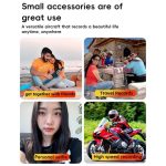 C062 Dreifach-Klappstativ für Sportkameras, Handy-Selfie-Ständer, feste Halterung für den Schreibtisch – Bild 9