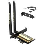 WAVLINK WN675X3-C WiFi 6E Pcie WiFi Netzwerkkarte Adapter Triple Band AX210 AX5400