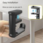 XWJ-EJJ01 360 Degree Rotatable Under Desk Storage Bracket Gaming Headset Holder – Bild 8