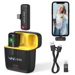 WAVLINK WS-WAJ606C1 Lavalier-Mikrofon mit Rauschunterdrückung und 8-poligem RX-Empfänger