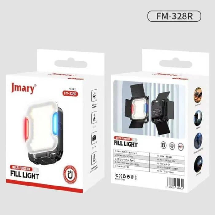 JMARY FM-328R Einstellbare Farbtemperatur Outdoor Camping LED-Licht Tragbares Video-Fülllicht – Bild 11