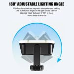 JMARY FM-328R Einstellbare Farbtemperatur Outdoor Camping LED-Licht Tragbares Video-Fülllicht – Bild 9