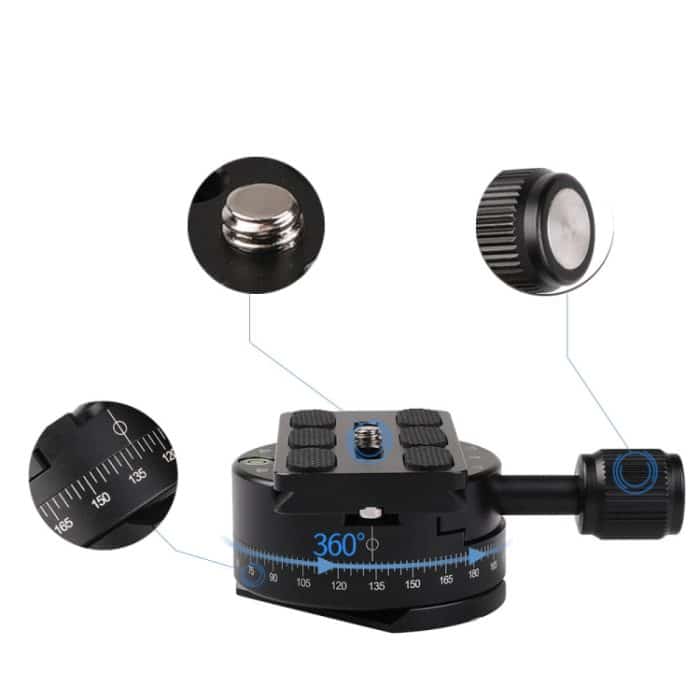 X-64 Professional Kamera Stativ Einbeinstativ Panorama Panoramakopf mit Schnellwechselplatte – Bild 6