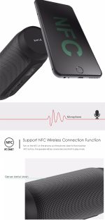 AEC BQ615 PRO Bunter LED-WLAN-HiFi-Stereolautsprecher, kombiniert Bluetooth + TF-Kartenspieler + FM-Radio + AUX + NFC – Bild 12