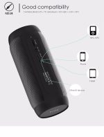 AEC BQ615 PRO Bunter LED-WLAN-HiFi-Stereolautsprecher, kombiniert Bluetooth + TF-Kartenspieler + FM-Radio + AUX + NFC – Bild 13