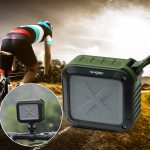 W-KING S7 Mini kabelloser wasserdichter Lautsprecher mit TF/FM/AUX/NFC Bluetooth-Fahrradlautsprecher, black, Orange, blue, Army Green – Bild 6