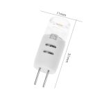 G4 1.3W 2LEDs SMD 2835 Maislampe für dendritische Kronleuchter Kristalllampe, AC 12V – Bild 5