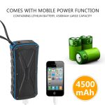 Tragbarer Bluetooth-Lautsprecher Super Bass Stereo Wireless-Lautsprecher unterstützen IP66 Wasserdichtes Notladen Freisprech-TF – Bild 5