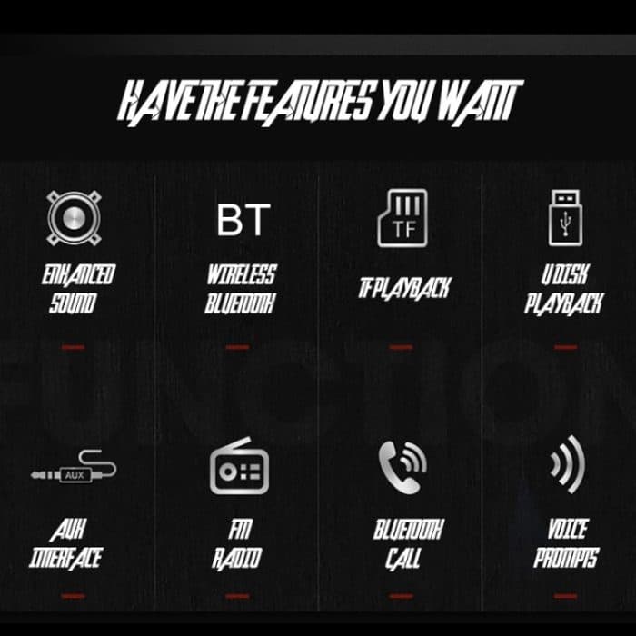 Tragbarer Bluetooth-Lautsprecher Tragbares Soundsystem 5W Stereo Music Surround Wasserdichter Außenlautsprecher – Bild 7