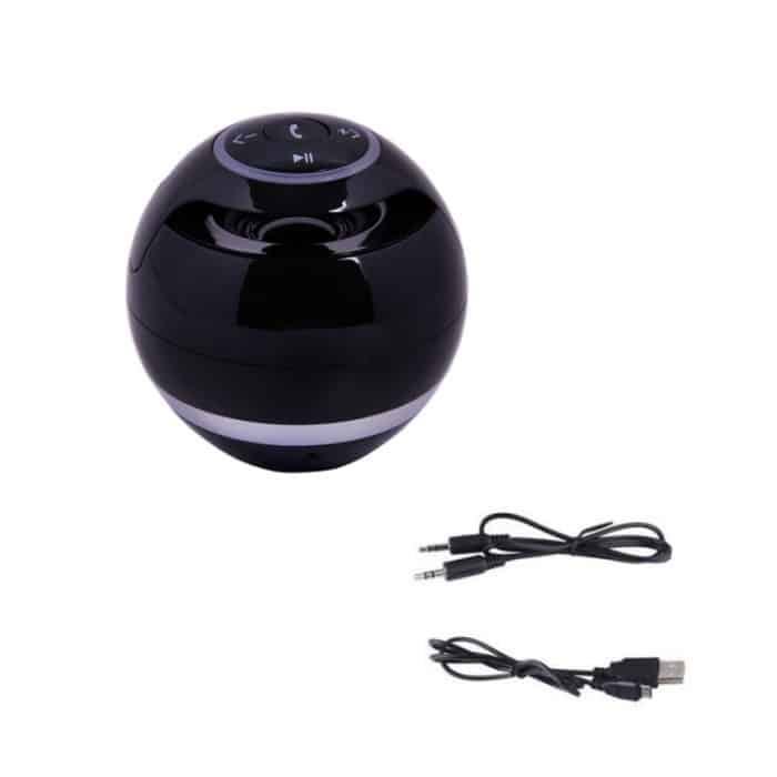 T&G A18 Ball Bluetooth-Lautsprecher mit LED-Licht, tragbarer kabelloser Mini-Lautsprecher, mobile Musik, MP3-Subwoofer, unterstützt TF, BLACK, BLUE, PINK, WHITE – Bild 9