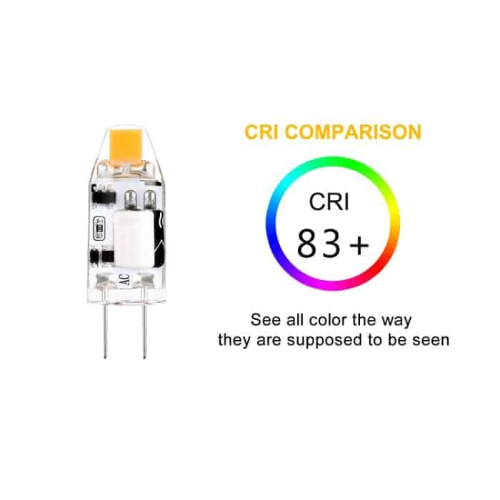 G4 1W 1 LEDs 110LM Glühlampe Kronleuchter Licht Super Bright COB Silikonlampen, AC / DC 10-20V – Bild 3