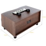 X6 Tragbarer kabelloser Holzlautsprecher Subwoofer Stereo-Bluetooth-Lautsprecher Radio FM Desktop – Bild 6