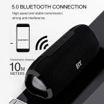 BY Tragbarer Bluetooth-Lautsprecher, wasserdichter kabelloser Lautsprecher, 3D-Stereo-Musik-Surround-Sound-System, Außenlautsprecher, unterstützt TF AUX – Bild 3