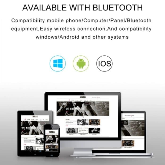 BY Tragbarer Bluetooth-Lautsprecher, wasserdichter kabelloser Lautsprecher, 3D-Stereo-Musik-Surround-Sound-System, Außenlautsprecher, unterstützt TF AUX – Bild 9