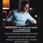 BY Tragbarer Bluetooth-Lautsprecher, wasserdichter kabelloser Lautsprecher, 3D-Stereo-Musik-Surround-Sound-System, Außenlautsprecher, unterstützt TF AUX – Bild 10