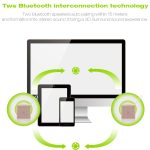 EWA A105 High Hidelity Bluetooth-Lautsprecher, kleiner Hochleistungsbass, TWS Bluetooth-Technologie unterstützt TF – Bild 11
