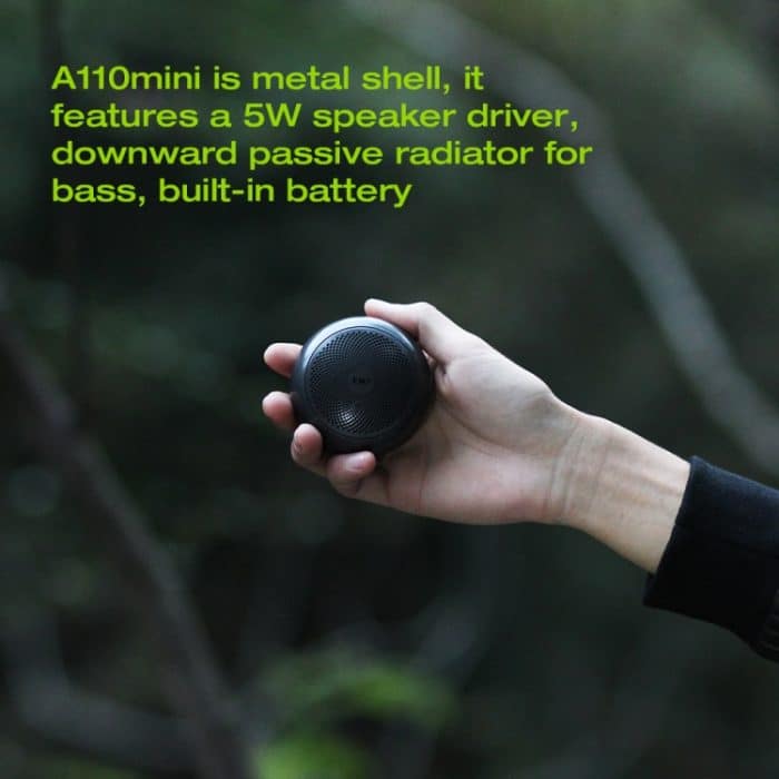 EWA A110mini High Hidelity Bluetooth-Lautsprecher, kleine Größe, leistungsstarker Bass, TWS-Bluetooth-Technologie, unterstützt TF – Bild 6