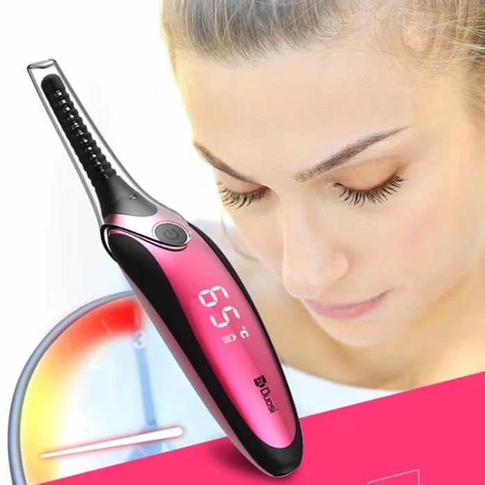 Duosi DY-102 Tragbarer Stift Stil beheizt langlebiges elektrisches Bügeln Wimpernzange USB Wiederaufladbarer elektrischer beheizter Make-up Curling Clip – Bild 1