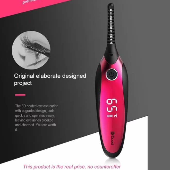 Duosi DY-102 Tragbarer Stift Stil beheizt langlebiges elektrisches Bügeln Wimpernzange USB Wiederaufladbarer elektrischer beheizter Make-up Curling Clip – Bild 2