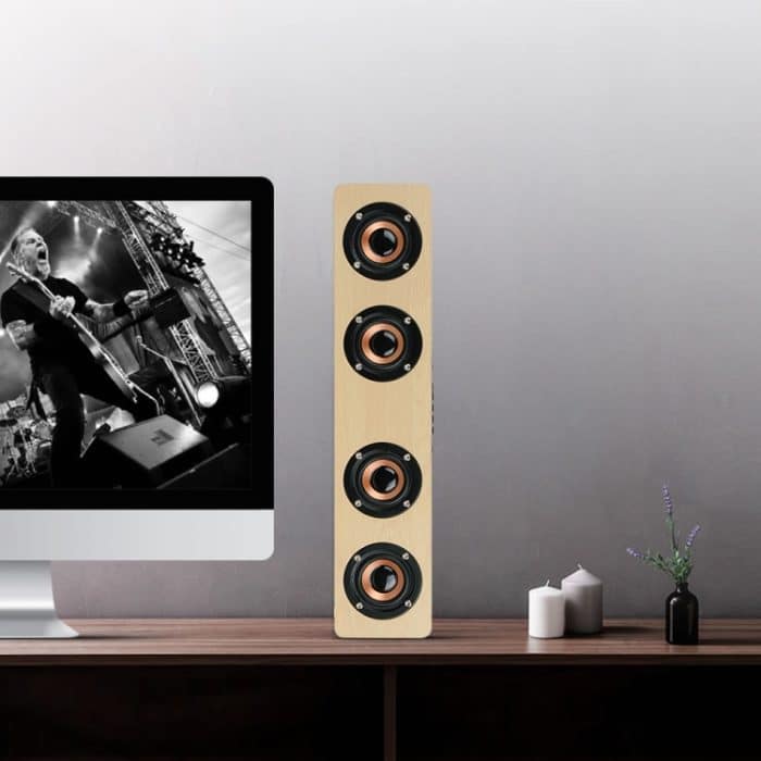 W8 Bluetooth 4.2-Lautsprecher, vier Lautsprecher, Super-Bass-Subwoofer mit Mikrofon, 3,5 mm, unterstützt TF-Karte – Bild 7