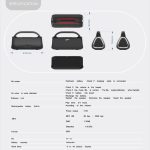 DY18 Wireless Bluetooth-Lautsprecher Tragbares Wireless-Lautsprecher-Soundsystem, unterstützt Bluetooth & AUX & TF & Radio – Bild 10