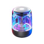 C7 Bluetooth 5.0 Lautsprecher Transparenter LED leuchtender Subwoofer TWS 6D Surround HIFI Stereo Cool Audio, C7