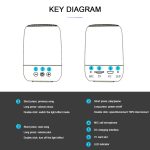 C7 Bluetooth 5.0 Lautsprecher Transparenter LED leuchtender Subwoofer TWS 6D Surround HIFI Stereo Cool Audio, C7 – Bild 5