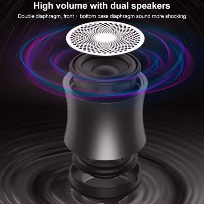 EWA A104 Bluetooth-Lautsprecher MP3-Player Tragbarer Lautsprecher Metallischer USB-Eingang MP3-Player Stereo-Multimedia-Lautsprecher – Bild 6