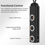 BT313 Magnetische Ohrhörer, Sport-Funkkopfhörer, Freisprecheinrichtung, Bluetooth, HD-Stereo-Bass-Headsets mit Mikrofon – Bild 4