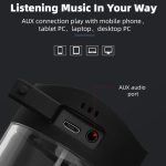 Feinblauer Bluetooth-Lautsprecher MK-22 TWS mit magnetischer Absorption und LED-Lichtlautsprecher – Bild 5