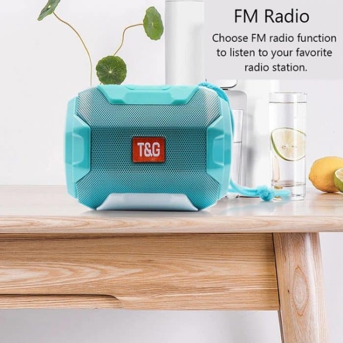 T&G TG162 LED-Stereo-tragbarer Bluetooth-Lautsprecher, Mini-Wireless-Lautsprecher-Subwoofer – Bild 4