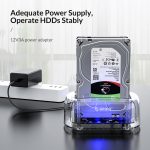 ORICO 6239C3 2,5 / 3,5-Zoll 2-Bay Transparent Typ-C-Festplatten-Dock – Bild 12