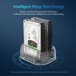 ORICO 6239C3 2,5 / 3,5-Zoll 2-Bay Transparent Typ-C-Festplatten-Dock – Bild 10