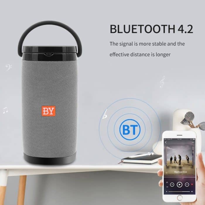 NBY 6650 Tragbarer Multifunktions-Bluetooth-Lautsprecher, 3D-Surround-Stereo-Sound, unterstützt kabelloses Laden – Bild 4