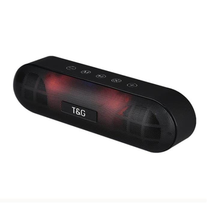 T&G TG148 Tragbarer Stereo-Audio-Super-Bass-LED-Laternenpillen-Wireless-Bluetooth-Lautsprecher – Bild 1