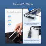 ORICO TCM2F-C3 NGFF M.2 Festplattengehäuse, werkzeuglose Typ-C-Schnittstelle Transparente Festplattenbox – Bild 12