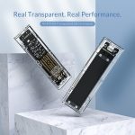 ORICO TCM2F-C3 NGFF M.2 Festplattengehäuse, werkzeuglose Typ-C-Schnittstelle Transparente Festplattenbox – Bild 5