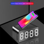 AEC BT508 Drahtloses Laden Bluetooth-Lautsprecher LED Wecker Power Bank Drei-in-Eins-Lautsprecher – Bild 2