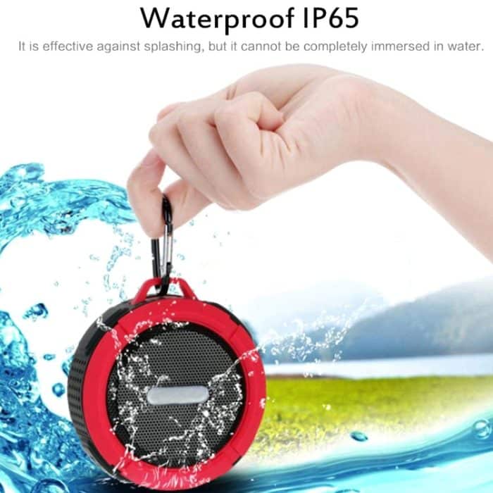 C6a Outdoor Chuck Drahtloser Bluetooth-Autolautsprecher mit Saugnapf, unterstützt TF-Karte – Bild 5