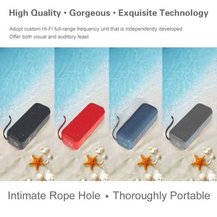 P15 10W tragbarer Bluetooth-Lautsprecher, Außenlautsprecher, Soundsystem, Stereo, unterstützt TF und FM – Bild 7