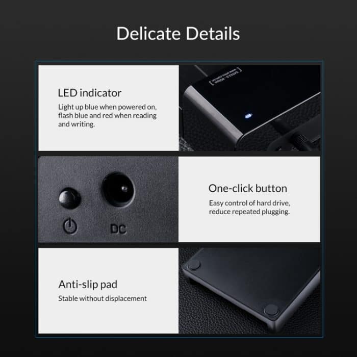 ORICO 6518C3-G2 2,5 / 3,5-Zoll-Typ-C-Festplatten-Dock – Bild 13