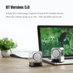 BT628 10W tragbare TWS transparente Bluetooth-Lautsprecher mit magnetisch anschließbarer Basis Outdoor-Stereo-Bass-Subwoofer – Bild 4
