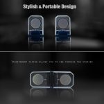 BT628 10W tragbare TWS transparente Bluetooth-Lautsprecher mit magnetisch anschließbarer Basis Outdoor-Stereo-Bass-Subwoofer – Bild 8
