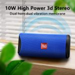 TG113 Tragbare Bluetooth-Lautsprecher, wasserdichter Stereo-Außenlautsprecher, MP3-Bass-Soundbox mit FM-Radio – Bild 10