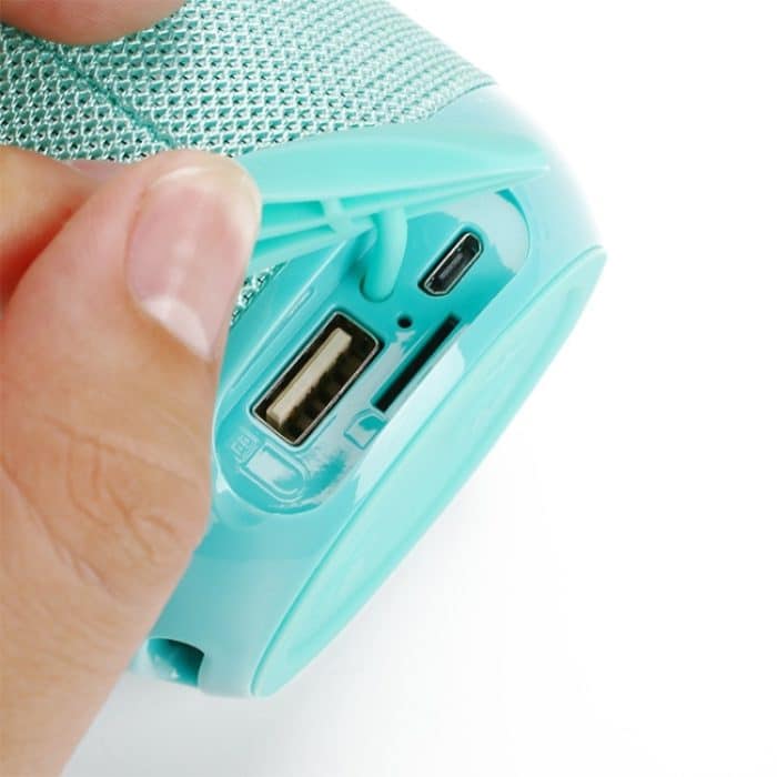 T&G TG129 Tragbarer kabelloser Musiklautsprecher, Freisprecheinrichtung mit Mikrofon, unterstützt TF-Karte FM – Bild 4