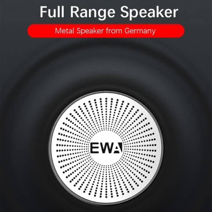 EWA A103 Tragbarer Bluetooth-Lautsprecher, kabellos, schwerer Bass, Bomm-Box, Subwoofer, Anruf, Surround-Sound, Bluetooth-Duschlautsprecher – Bild 17